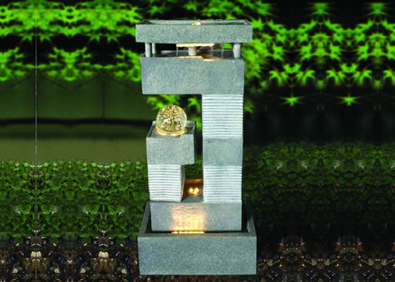 中国 32インチによってつけられる装飾の石の滝の噴水 サプライヤー