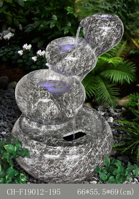 庭3の茶鍋の鋳造物の石水噴水 サプライヤー