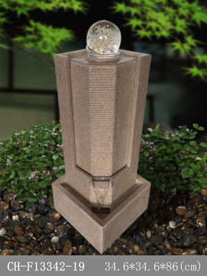ガラス玉の砂岩屋外の噴水及び滝 サプライヤー