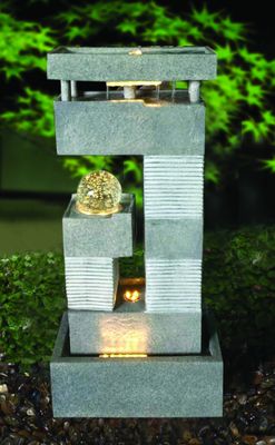 32インチによってつけられる装飾の石の滝の噴水 サプライヤー