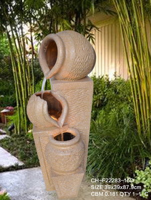 39インチの鍋のPolyresin装飾的な水噴水 サプライヤー