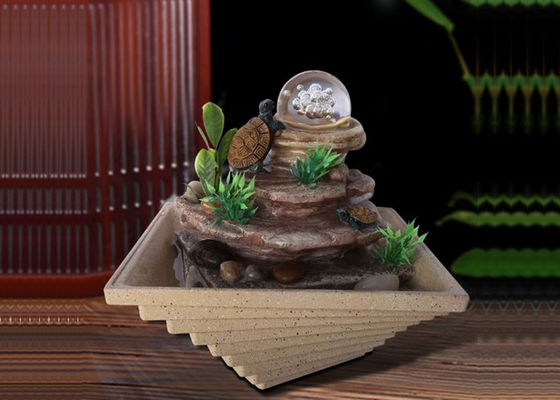 屋内カメのガラス玉水装飾 サプライヤー