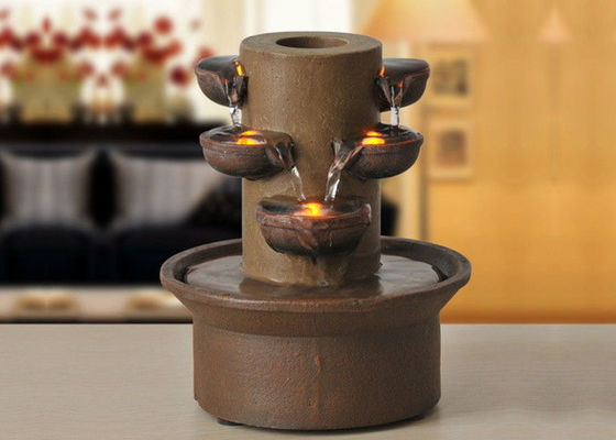 古典的な多コップの屋内滝の噴水 サプライヤー